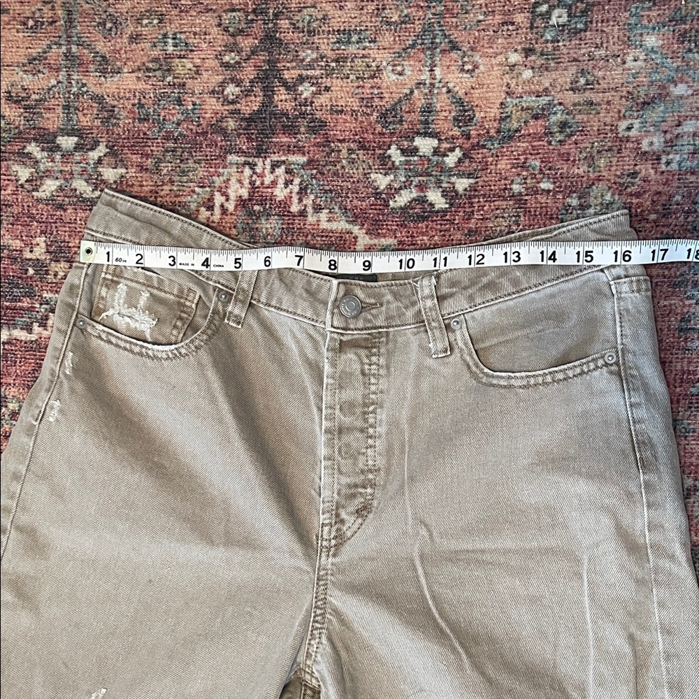 Wild Fable High Rise Button-Fly Jeans in Tan - Picture 14 of 16